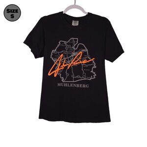 John Prine Muhlenberg USED Shirt (S, Black, Folk, Americana, Paradise, Reprint)